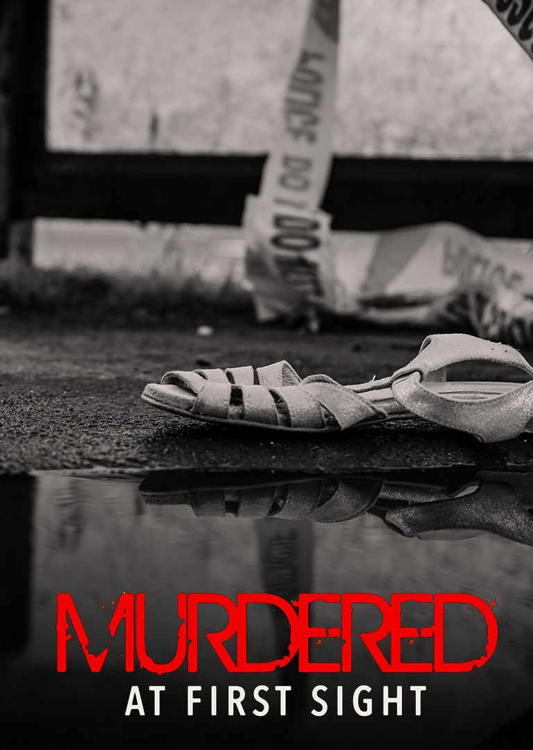 MURDERED AT FIRST SIGHT - PORTRAIT BW SHOE_